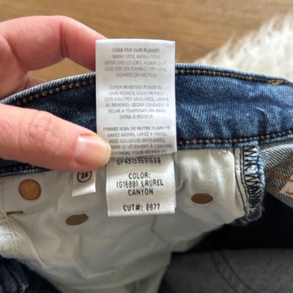 NWT! GRLFRND Piper High Rise Slim Jeans in Laurel Canyon | Size 26 - Picture 11 of 13